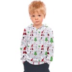 Santa Claus Snowman Christmas Xmas Kids  Overhead Hoodie