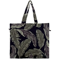 Jungle Sheets Tropical Pattern Canvas Travel Bag by Amaryn4rt