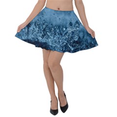 Water-water Velvet Skater Skirt