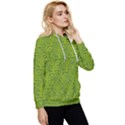 Oak Tree Nature Ongoing Pattern Women s Lightweight Drawstring Hoodie View3