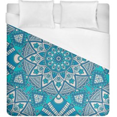 Mandala Blue Duvet Cover (king Size) by zappwaits