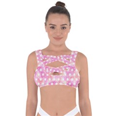 Traditional-patterns Bandaged Up Bikini Top