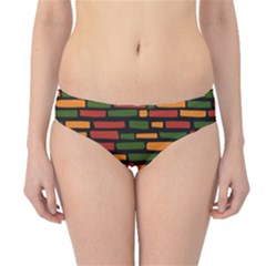 African Wall Of Bricks Hipster Bikini Bottoms by ConteMonfrey