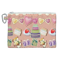 Illustration Seamless Pattern Standardize Canvas Cosmetic Bag (xl)