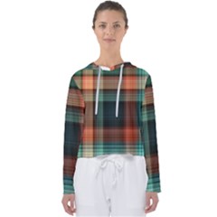 Plaid Tartan Checkered Tablecloth Women s Slouchy Sweat