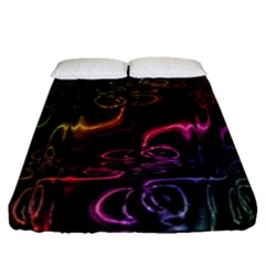 Patina Swirl Fitted Sheet (queen Size) by MRNStudios