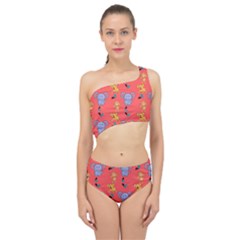 Illustration Elephant Cartoon Animal Monkey Spliced Up Two Piece Swimsuit by danenraven