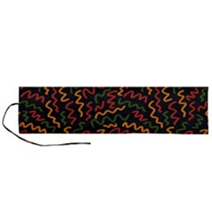 African Abstract  Roll Up Canvas Pencil Holder (l) by ConteMonfrey