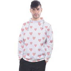 Small Cute Hearts Men s Pullover Hoodie