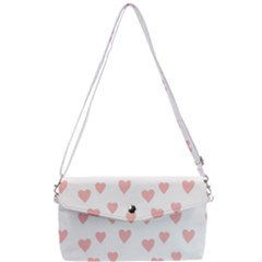 Small Cute Hearts Removable Strap Clutch Bag by ConteMonfrey