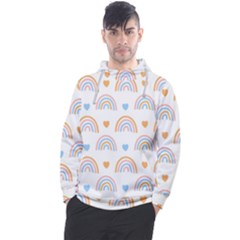 Rainbow Pattern Men s Pullover Hoodie by ConteMonfrey