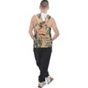 Leaves Monstera Picture Print Pattern Men s Sleeveless Hoodie View2