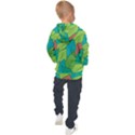 Leaves Pattern Autumn Background Kids  Hooded Pullover View2