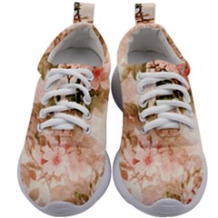 Flower Plant Vintage Retro Kids Athletic Shoes by Ravend