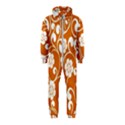 Orange Floral Walls  Hooded Jumpsuit (Kids) View1