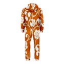 Orange Floral Walls  Hooded Jumpsuit (Kids) View2