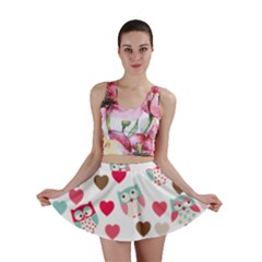 Lovely Owls Mini Skirt by ConteMonfrey