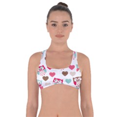 Lovely Owls Got No Strings Sports Bra by ConteMonfrey