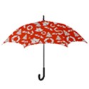 Orange  Card Christmas December Hook Handle Umbrellas (Small) View3