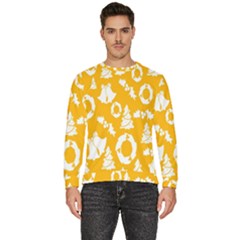 Orang Card Christmas Men s Fleece Sweatshirt