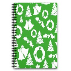 Green Card Christmas December4 5 5  X 8 5  Notebook by artworkshop