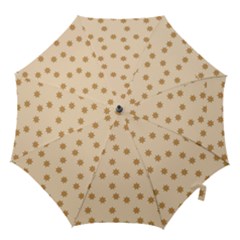 Gingerbread Star Hook Handle Umbrellas (small) by artworkshop