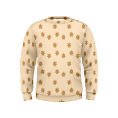 Gingerbread Star Kids  Sweatshirt by artworkshop