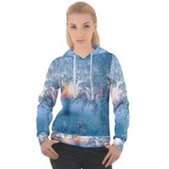 Frost Winter Morning Snow Women s Overhead Hoodie by artworkshop