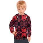 Christmas Red Black Xmas Gift Kids  Hooded Pullover