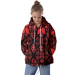 Christmas Red Black Xmas Gift Kids  Oversized Hoodie