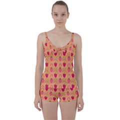 The Cutest Harvest   Tie Front Two Piece Tankini by ConteMonfrey