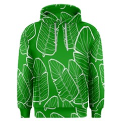 Green Banana Leaves Men s Overhead Hoodie by ConteMonfrey