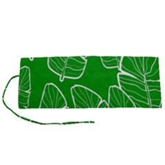 Green Banana Leaves Roll Up Canvas Pencil Holder (s) by ConteMonfrey