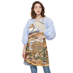 A Pizza A Day Takes The Sadness Away Pocket Apron