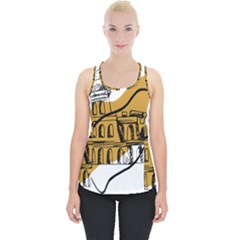 Colosseo Draw Silhouette Piece Up Tank Top by ConteMonfrey