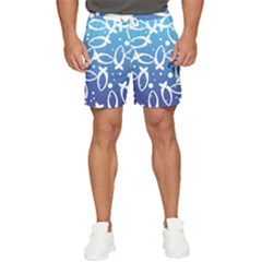 Blue Fish Water Aquarium Men s Runner Shorts by danenraven