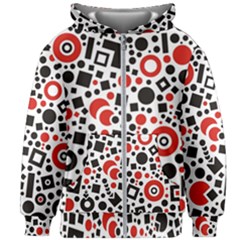 Square Object Future Modern Kids  Zipper Hoodie Without Drawstring by danenraven