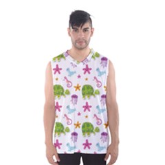 Turtle Animal Sea Life Men s Basketball Tank Top by danenraven