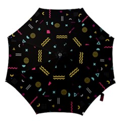 Geometric Art Colorful Shape Hook Handle Umbrellas (small)