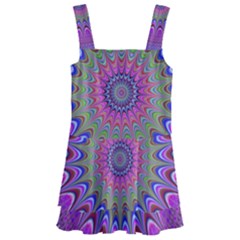 Art Mandala Design Ornament Flower Kids  Layered Skirt Swimsuit by Ravend