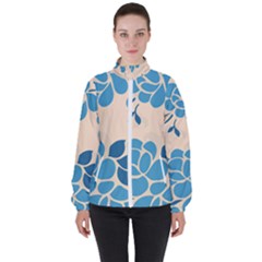 Flower Petal Branch Corolla Women s High Neck Windbreaker by danenraven