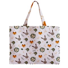 Rabbit, Lions And Nuts   Zipper Mini Tote Bag by ConteMonfreyShop