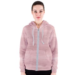 Pink Wood Women s Zipper Hoodie by ConteMonfreyShop