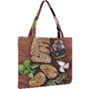 Oil, Basil, Garlic, Bread And Rosemary - Italian Food Mini Tote Bag View2