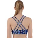 Cobalt delta Back Weave Sports Bra View2