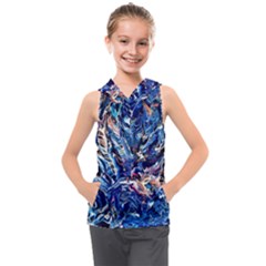 Cobalt Delta Kids  Sleeveless Hoodie