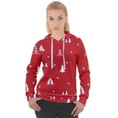 Abstract-cute-christmas Seamless Women s Overhead Hoodie