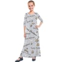 Christmas Kids  Quarter Sleeve Maxi Dress View1