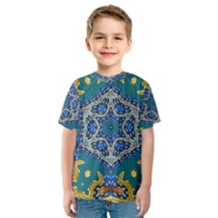 Illustration Art Pattern Design Wallpaper Kids  Sport Mesh Tee