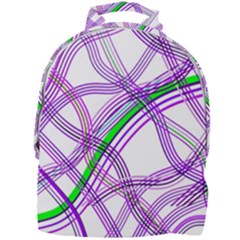 Form Background Drawing Design Mini Full Print Backpack by Wegoenart